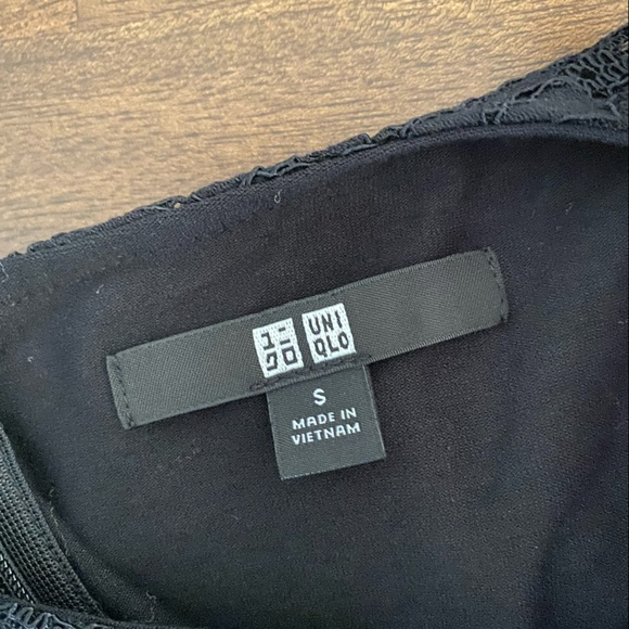 UNIQLO Black Jumpsuit with Lace Top Sleeveless - Picture 14 of 15